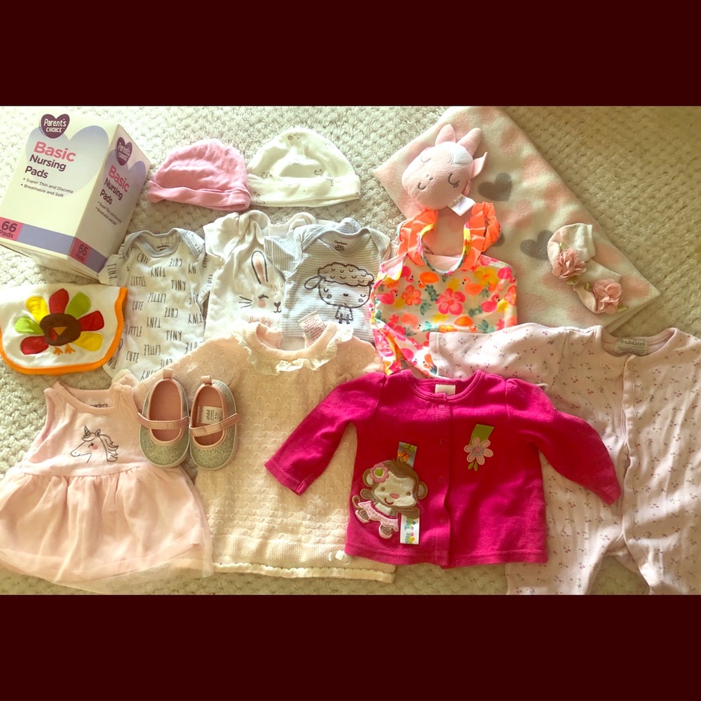 0-3 month baby girl bundle